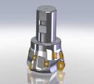 010 úhlová fréza D60x31-78°xR10, destičky CNMU-160608 a ZDNW-150510, weldon 32